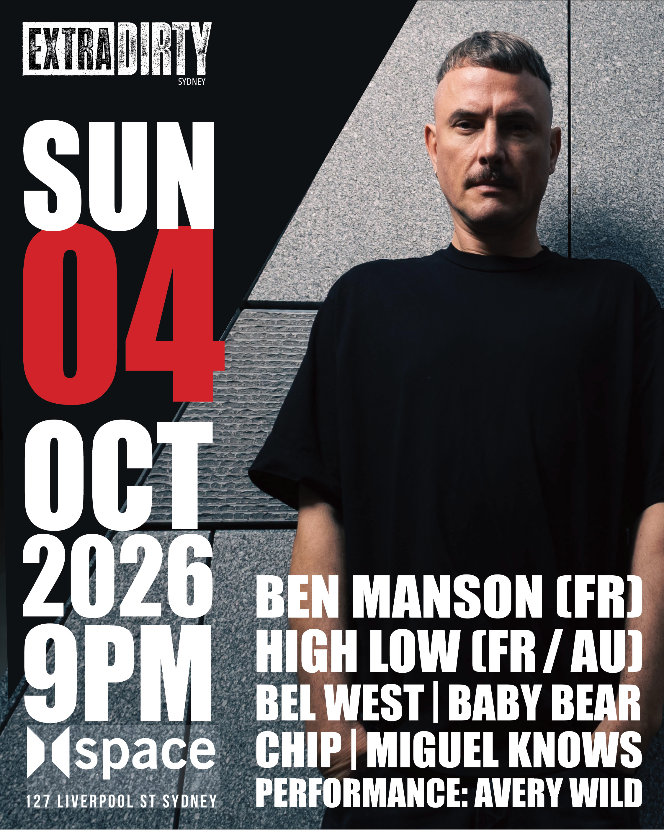 EDOCT26 / Sunday 4th October / 9pm - 3.30am